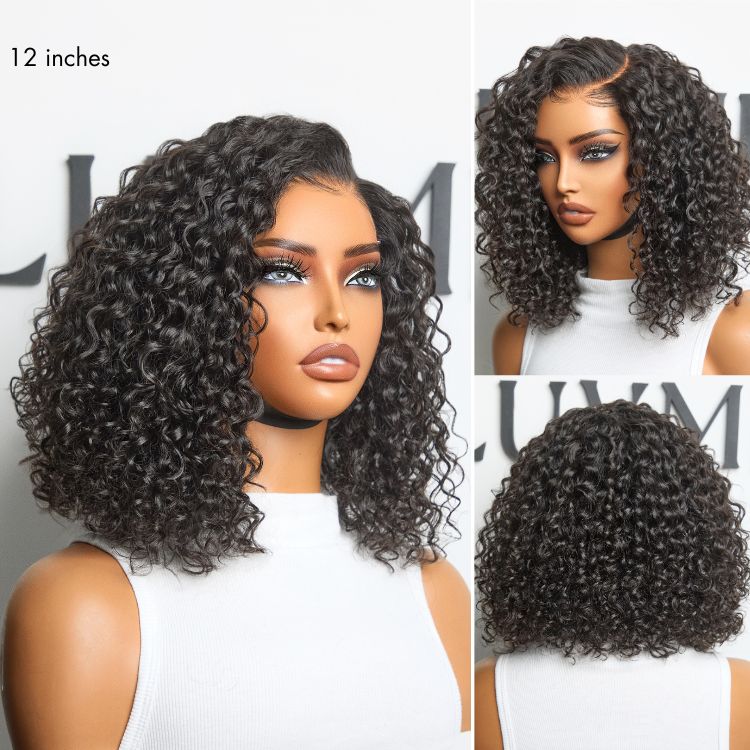 Luvme All-Day Comfort™ Wig Deep Wave Glueless Minimalist HD Lace Human Hair Curly Wig Pre-Cut Lace