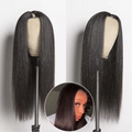 Exclusive Sale | Luvme Too Easy Texture 180% Density Yaki Straight Glueless V Part Flexi-Fit Drawstring Wig Beginner Friendly