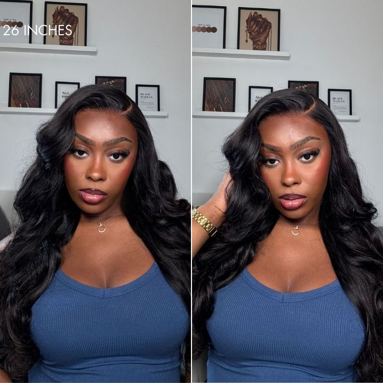 New Customers Only | Luvme All-Day Comfort™ Wig Layered Loose Body Wave Glueless 7x6 Closure HD Lace Human Hair Long Wig Pre-Cut Lace