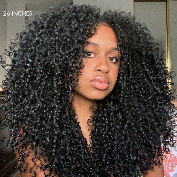 Tiktok Exclusive Deal | Luvme Too Easy Texture™ 3-In-1 Half Wig 180% Density Kinky Curly / Yaki Straight / Water Wave Glueless Flexi-Fit Drawstring Wig