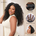 Tiktok Exclusive Deal | Luvme Too Easy Texture™ 3-In-1 Half Wig 180% Density Kinky Curly / Yaki Straight / Water Wave Glueless Flexi-Fit Drawstring Wig