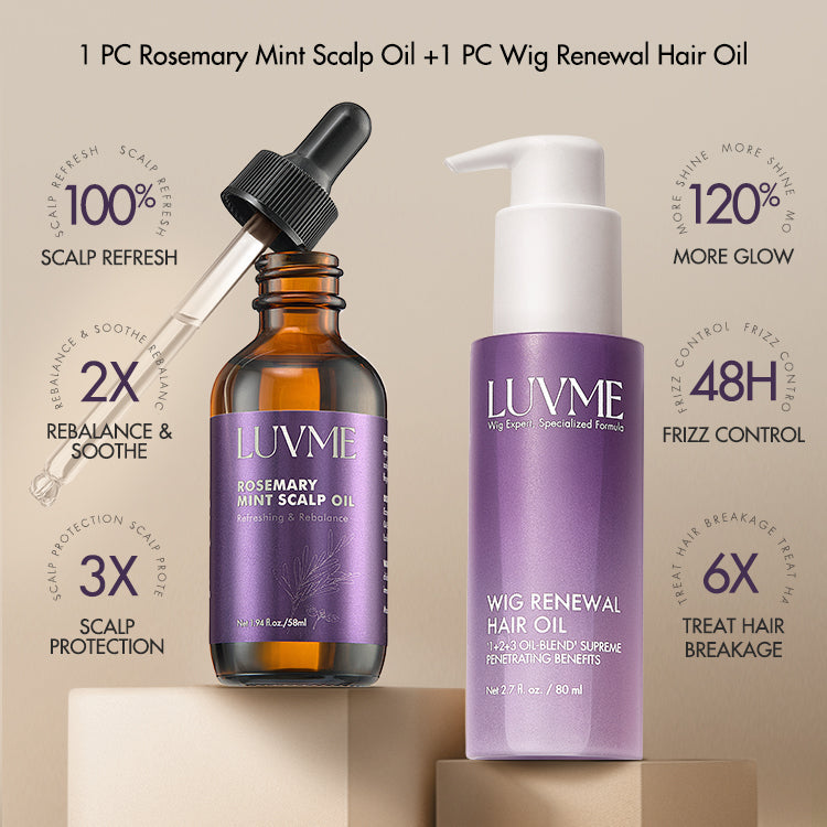 US Only | Luvme Rosemary Mint Scalp Oil + Wig Renewal Hair Oil