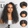 Water Wave Glueless 5x5 Closure Pre-Cut Lace Wet and Wavy Human Hair Wig Breathable Cap