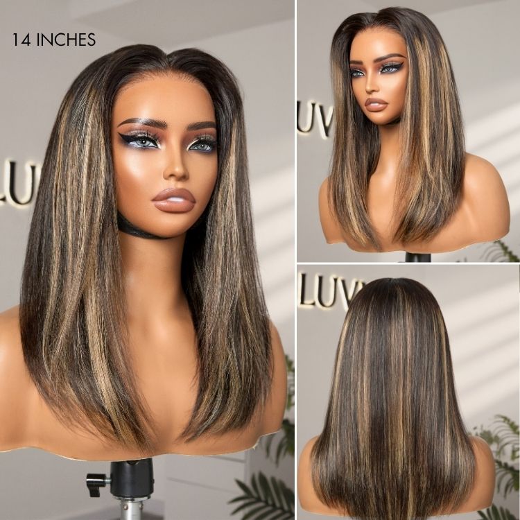 Get Free Wig | PreMax Wigs | Super Natural Hairline Silky Straight Glueless 13x4 Frontal Lace Wig Human Hair Pre-Cut Lace - US Only