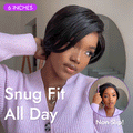 New Customers Only | Affordable Pixie Cut Minimalist HD Lace Glueless Wig Pre-Cut Lace