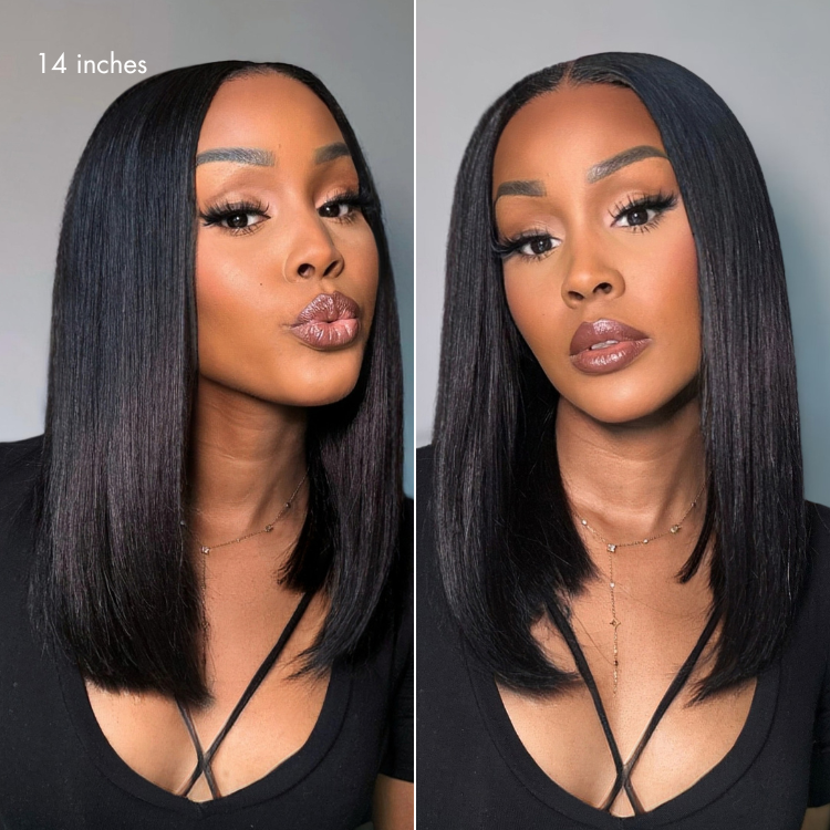 US Only - Luvme All-Day Comfort™ Wig 200% Density Bone Straight Glueless 7x6 Closure HD Lace Human Hair Wig Pre-Cut Lace