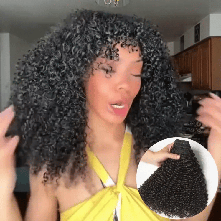 Luvme Too Easy Texture™ Kinky Curly 100% Virgin Human Hair Bundles 1pc / 3pcs