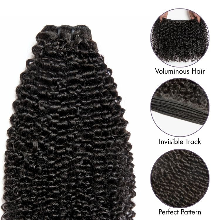 Luvme Too Easy Texture™ Kinky Curly 100% Virgin Human Hair Bundles 1pc / 3pcs