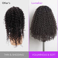 Luvme Too Easy Texture™ 180% Density Messy Burmese Curly Half Wig Glueless Flexi-Fit Drawstring Wig Beginner Friendly - US Only