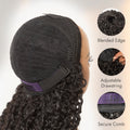 Luvme Too Easy Texture™ 180% Density Messy Burmese Curly Half Wig Glueless Flexi-Fit Drawstring Wig Beginner Friendly - US Only