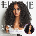 Luvme All-Day Comfort™ Wig 180% Density Voluminous & Bouncy Messy Burmese Curly Glueless 7x6 Closure HD Lace Human Hair Wig Pre-Cut Lace