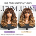 Luvme All-Day Comfort™ Wig 180% Density Loose Body Wave Glueless 7x6 Closure HD Lace Human Hair Wig with Bangs Pre-Cut Lace