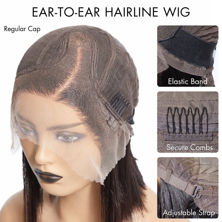 180% Density Face-Framing Trendy Curly Wig Glueless Ear-to-ear Wide T Lace Front Wig Human Hair Pre-Cut Lace