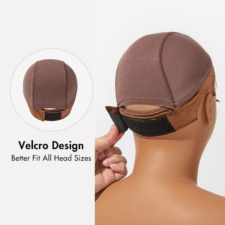 1pc Upgraded Natural Max Wig Cap 2.0 – Non-Slip Wig Gripper with Grip Band & Transparent Lace for Lace Front Wigs