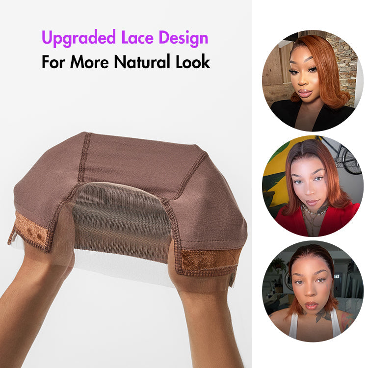 1pc Upgraded Natural Max Wig Cap 2.0 – Non-Slip Wig Gripper with Grip Band & Transparent Lace for Lace Front Wigs