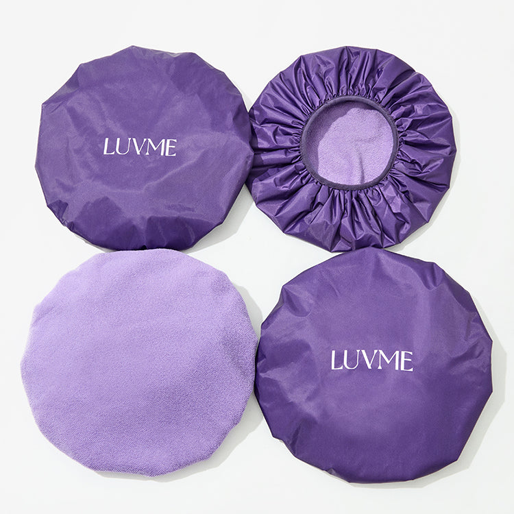 1pc Dual-Layer Shower Cap, Perfect for All Hair Lengths, Breathable & Comfortable