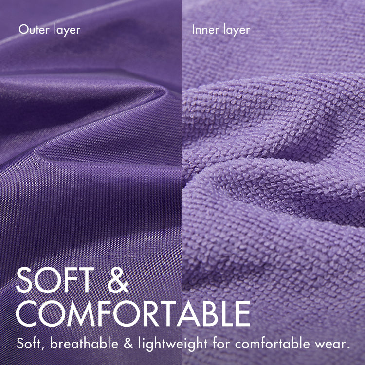 Dual-Layer Shower Cap 1pc, Perfect for All Hair Lengths, Breathable & Comfortable