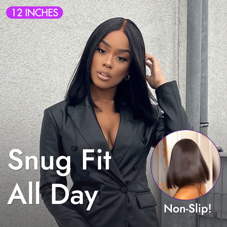 My GO-TO BOB™ - Glueless 5x5 Closure HD Lace Silky Straight Human Hair Wig