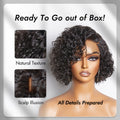 Mature Boss Short Pixie Cut Water Wave Glueless Minimalist HD Lace Wig - US Only