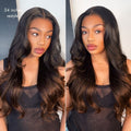Luvme All-Day Comfort™ Wig 180% Density Ombre Brown Butterfly Cut Layered Light Yaki Straight Glueless 7x6 Closure HD Lace Human Hair Wig Pre-Cut Lace