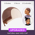Upgraded Natural Max 1pc Wig Cap 2.0 – Non-Slip Wig Gripper with Grip Band & Transparent Lace for Lace Front Wigs