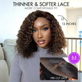 Weekly Special | Blonde Highlight Short Curly Glueless Minimalist HD Lace Human Hair Wig