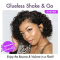 New Customers Only | Trendy Short Cut Curly Minimalist HD Lace Glueless Side Part Wig 100% Human Hair
