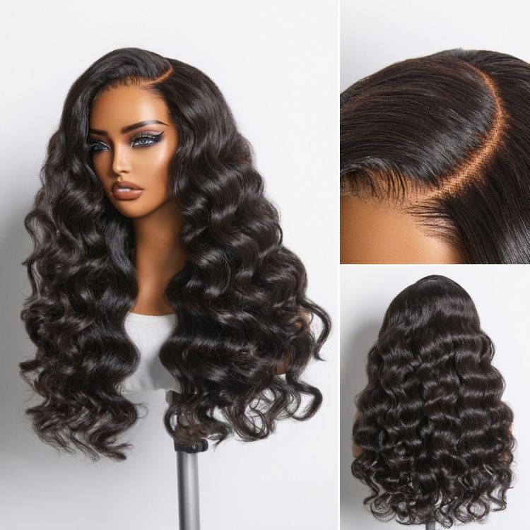 Luvme All-Day Comfort™ Wig 180% Density Bouncy Wand Curly 7x6 Closure HD Glueless Wig Pre-Cut Lace