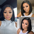 Exclusive Sale | PreMax Wigs - Nature Max Silky Bob Ear-to-Ear Glueless 13x6 Frontal HD Lace Bob Wig
