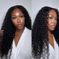 Luvme Too Easy Texture™ 3-In-1 Half Wig 180% Density Water Wave Glueless Flexi-Fit Drawstring Wig
