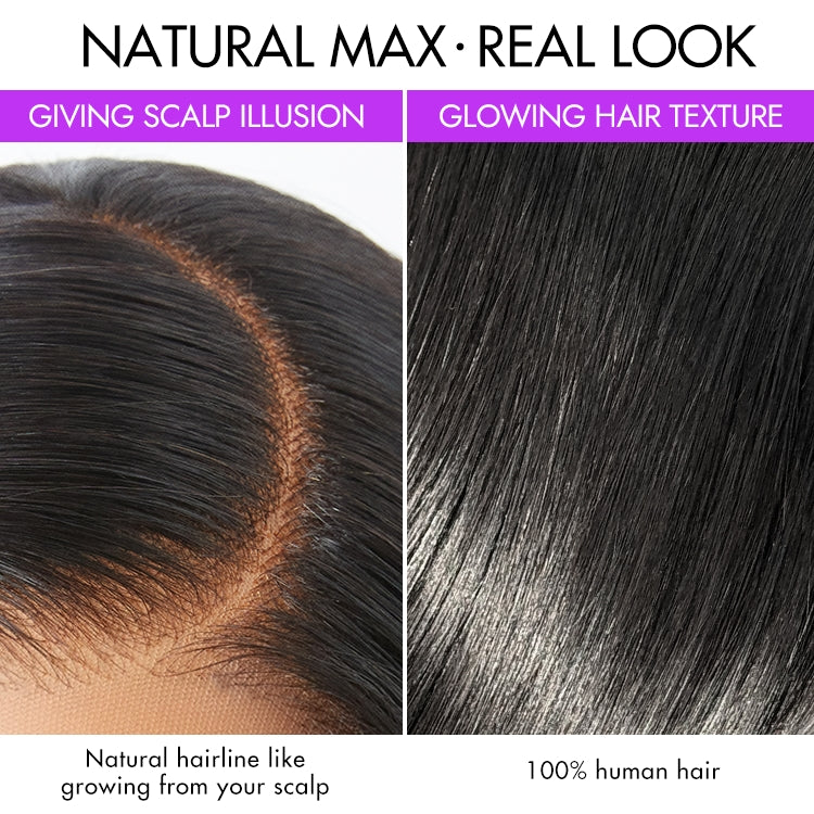 PreMax Wigs | Ear to Ear Super Natural Hairline Deep Wave Glueless 5x5 Upgraded Lace Front Long Curly Wig Pre-Cut Lace