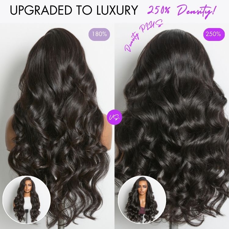 NatureMAX™ 250% Density Loose Wave Glueless 13x6 HD Lace Front High Density Long Wig Pre-Cut Lace Flexi-Fit Drawstring Cap