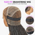 Readitress™ HD Full Lace Knotless Boho Curls Braided Bob Pre-Cut Lace Wig Flexi Fit Invisi Drawstring Cap