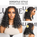 Readitress™ HD Full Lace Knotless Boho Curls Braided Bob Pre-Cut Lace Wig Flexi Fit Invisi Drawstring Cap