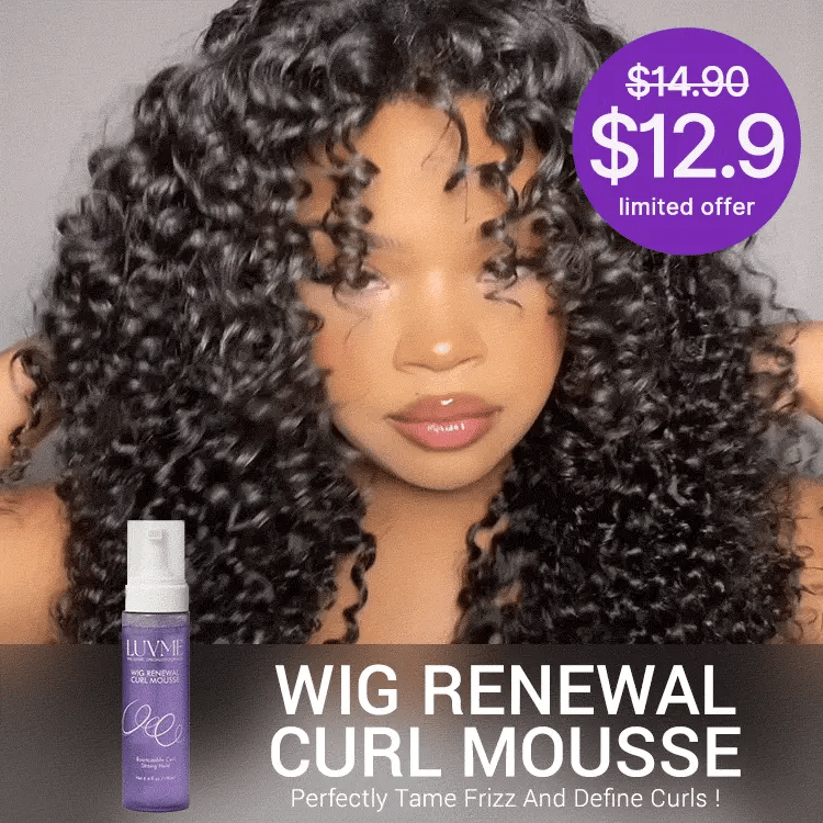 US Only | Wig Curl Mousse with Coconut Oil & Shea, Bounceable Curls, Strong Hold, Frizz Control Styling