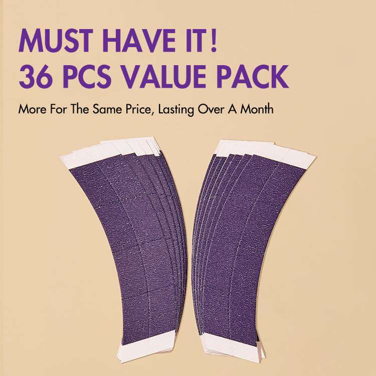 36pcs Double-Sided Lace Tape Upgrade 2.0 Ultra Hold for Lace Wigs