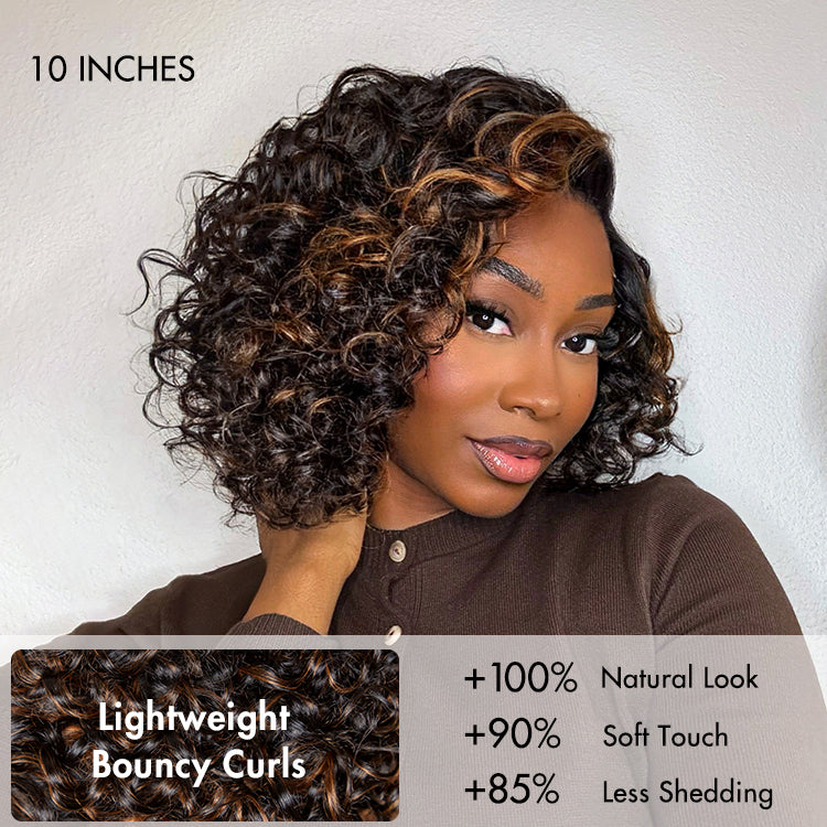 Weekly Special | Luvme Hair Mature Bouncy Curl Left C Part Glueless Minimalist HD Lace Wig Pre-Cut Lace