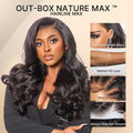 NatureMAX™ 200% / 250% Density Loose Wave Glueless Ear-to-ear 13x4 / 13x6 HD Lace Front Wig Pre-Cut Lace Flexi-Fit Drawstring Cap