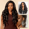 NatureMAX™ 250% Density Loose Wave Glueless Ear-to-ear 13x4 HD Lace Front High Density Wig Pre-Cut Lace Flexi-Fit Drawstring Cap