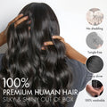 Readitress™ Pre-Separated Feather Crochet Human Hair Extensions Silky Straight Protective Style with Free Gifts