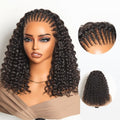 VIP ONLY | Readitress Knotless Fulani Braids Deep Wave Glueless Ear-to-ear 13x4 Frontal HD Lace Wig Human Hair