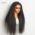 Luvme All-Day Comfort™ Wig 4C Kinky Edges Kinky Straight Glueless 7x6 Closure HD Lace Human Hair Wig Pre-Cut Lace