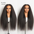 VIP ONLY | Luvme All-Day Comfort Wig 4C Kinky Edges Kinky Straight Glueless 7x6 Closure HD Lace Human Hair Wig Pre-Cut Lace
