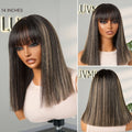 Special Deal | Put On and Go Realistic Glueless Yaki Straight Bob with Bangs Minimalist Lace Wig 100% Human Hair