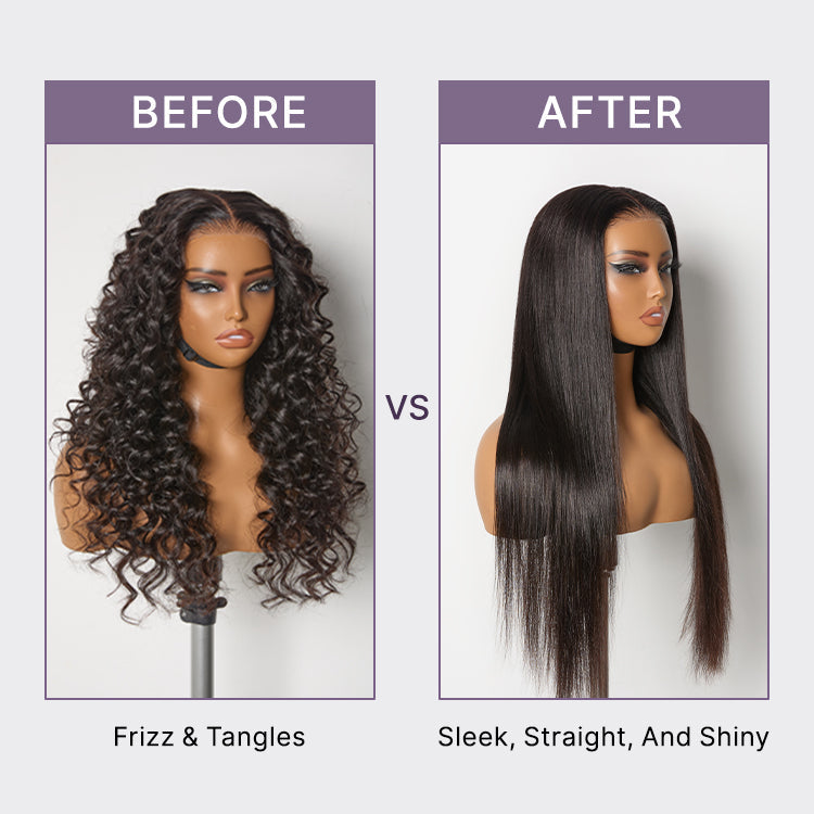 US only | 1PC Hair Straightener,  Up to 460°F, Quick, Smooth & Frizz-Free Styling Tool for Wigs and Natural Hair, Travel-Friendly