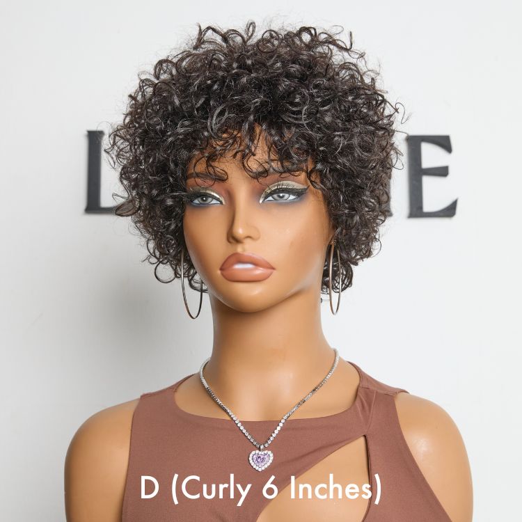 $79 Each | Final Deal 6 inches to 10 inches | Short Wig | 4 Styles Available Only 50 Left | No Code Needed | US ONLY