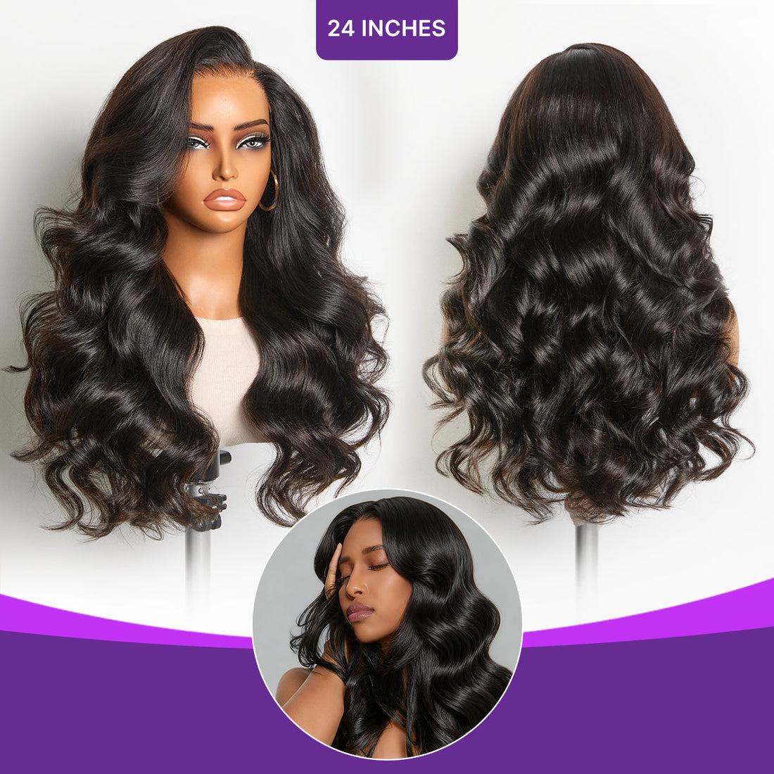 MyOwn-Fit™ PartingMax Glueless Wig 180% Density Loose Body Wave Ready to Go 7x6 Closure HD Lace Pre Cut & Plucked & Bleached