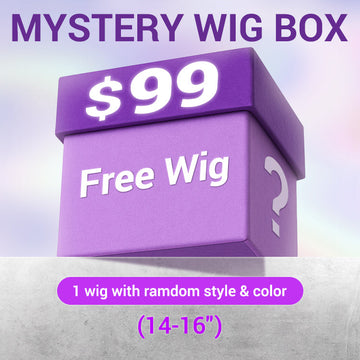 US Only | Mystery Box | VALUED $99 | 14-16 Inches Wig | Random Color & Style