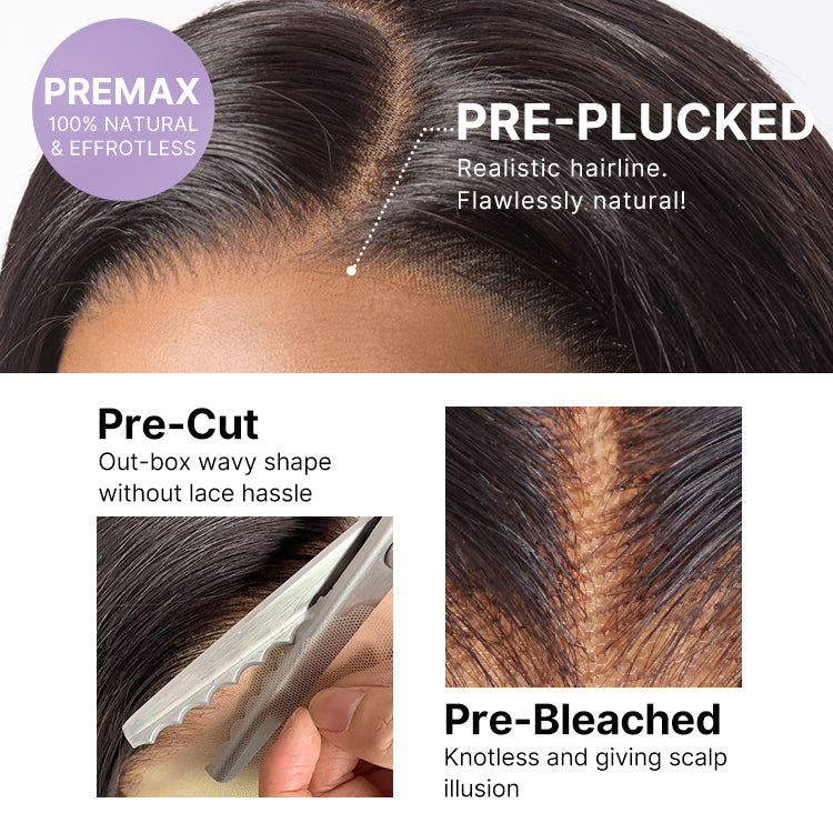 Luvme All-Day Comfort™ Wig Highlight Blunt Cut Bob Glueless Minimalist HD Lace Wig Pre-Cut Lace