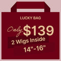 Lucky Bag 2 Wigs |(VALUED $278 ) 14-16 Inches  | Random Color | Ships to US Only*